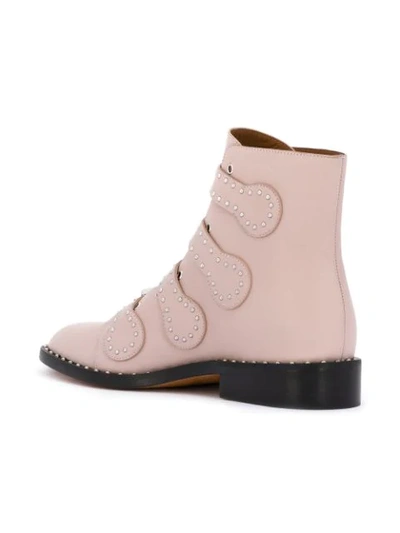 Shop Givenchy Elegant Ankle Boots In Pink