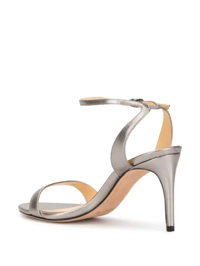 Shop Alexandre Birman Willow Sandals In Silver