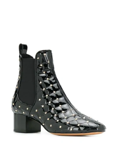 Shop Valentino Rockstud Spike 40mm Ankle Boots In Black