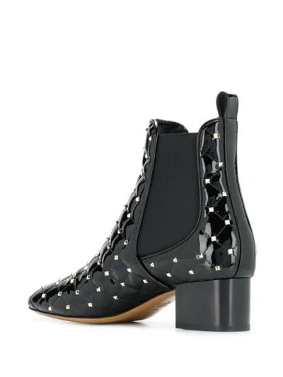 Shop Valentino Rockstud Spike 40mm Ankle Boots In Black