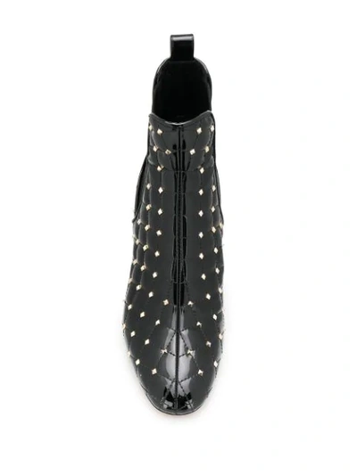 Shop Valentino Rockstud Spike 40mm Ankle Boots In Black