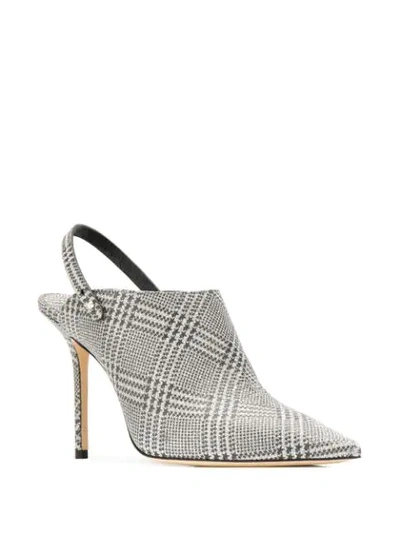 Shop Jimmy Choo Lexx 100 Pumps In Silver