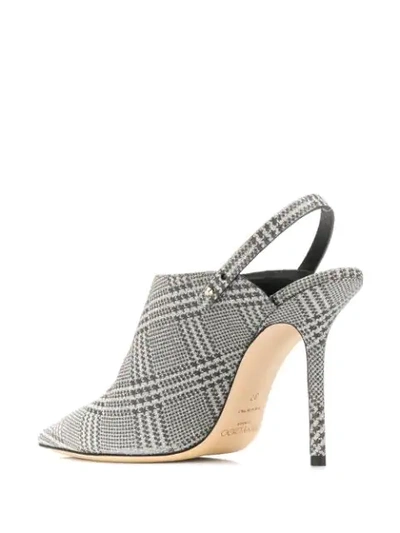 Shop Jimmy Choo Lexx 100 Pumps In Silver