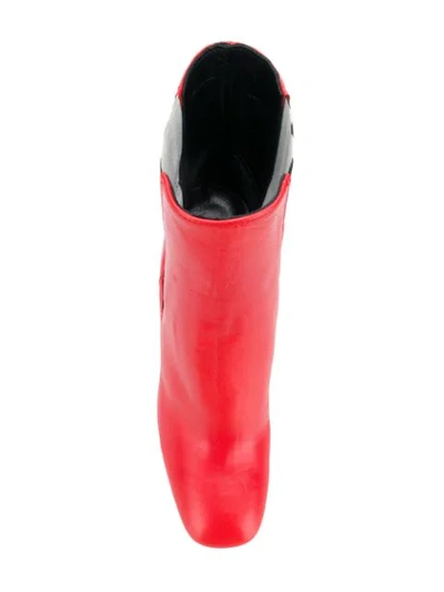 Shop Gcds Logo Ankle Boots In Red