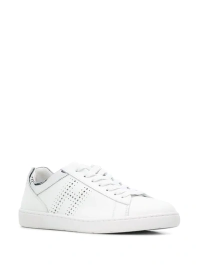 Shop Hogan H327 Sneakers In White