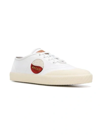 Shop Bally Super Smash Sneakers - White