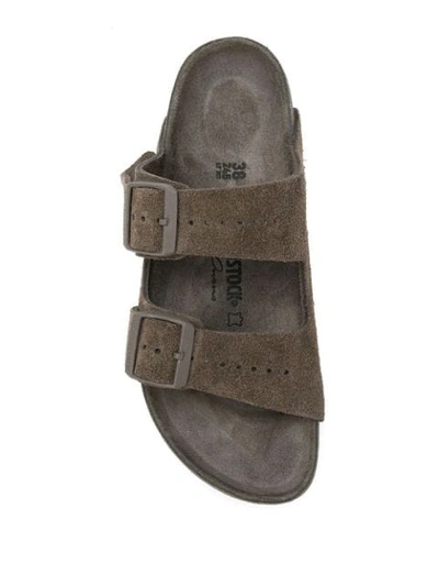 Shop Rick Owens Arizona Sandals In Brown