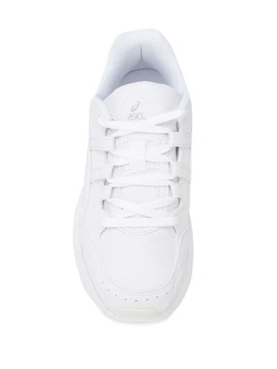 Shop Asics Chunky Low Top Sneakers In White