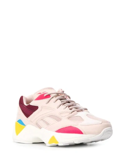 Shop Reebok Aztrek 96 Sneakers In Neutrals