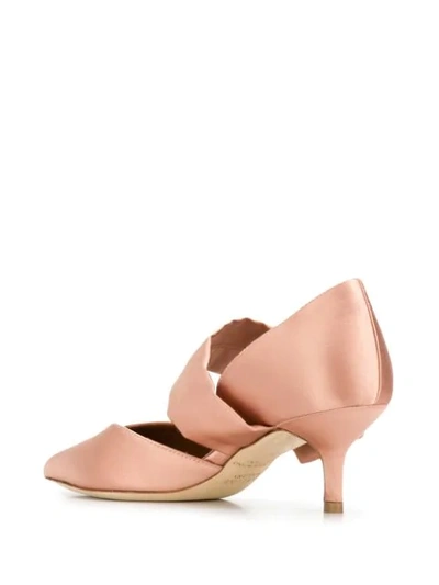 Shop Malone Souliers Maite Embellished Buckle Mules In Neutrals
