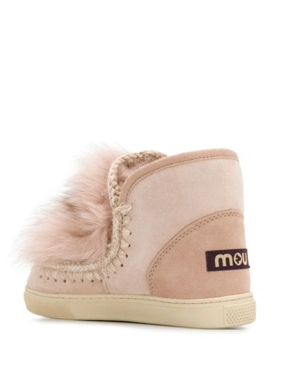 Shop Mou Eski Sneaker Boots In Pink