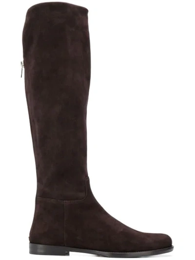 Shop Unützer Knee Length Boots - Brown