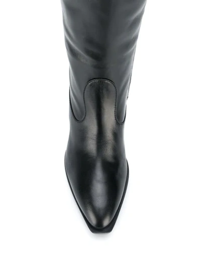 Shop Giuseppe Zanotti Knee-length Boots In Nero