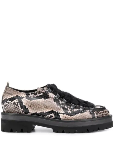snakeskin brogues