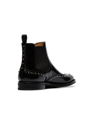 Shop Church's Ketsby Met Brogue Chelsea Boots In Black