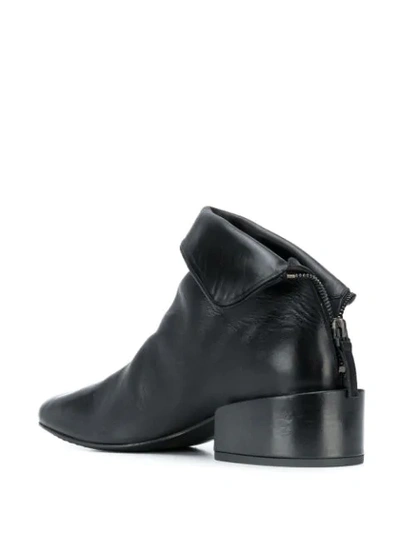 Shop Marsèll Folded Top Ankle Boots In Black