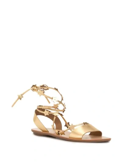 Shop Loeffler Randall Starla Sandals In Gold