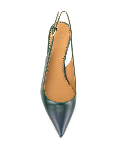 Shop Tory Burch Penelope Pumps In Green