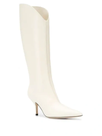 Shop Magda Butrym England Boots In White