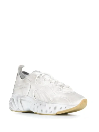 Shop Acne Studios Manhattan Low-top Sneakers In White