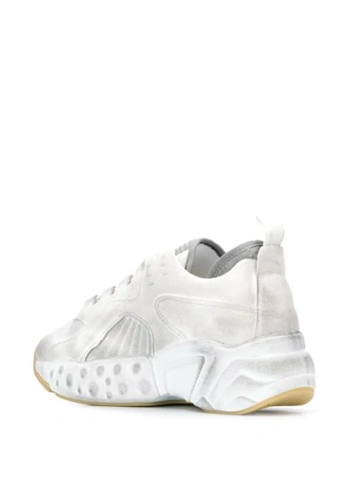 Shop Acne Studios Manhattan Low-top Sneakers In White