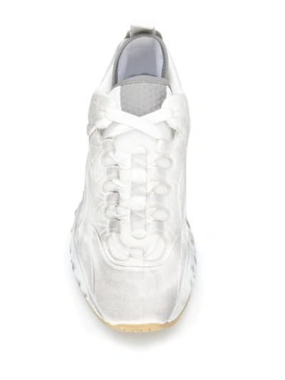 Shop Acne Studios Manhattan Low-top Sneakers In White