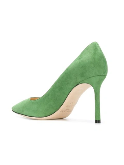 Shop Jimmy Choo Romy 85 Pumps - Green