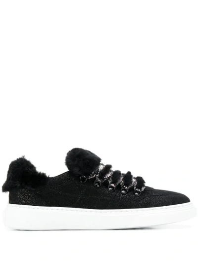 Shop Hogan H365 Sneakers In Black