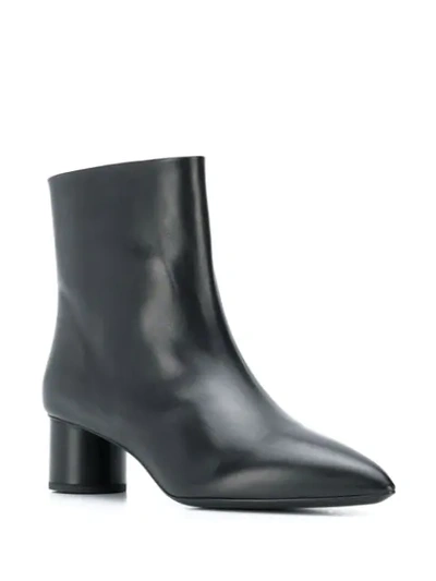 Shop Jil Sander Mina Low-heel Boots In Black