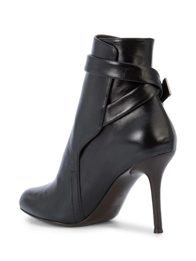 Shop Chloé Buckle Ankle Boots - Black