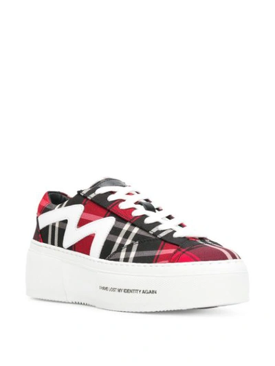 Shop Msgm Sneakers Aus Leder - Rot In Red
