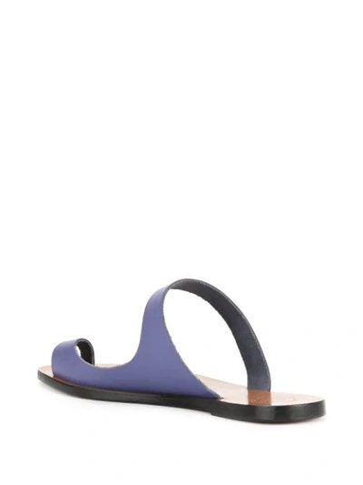 Shop Atp Atelier Dina Sandals In Purple