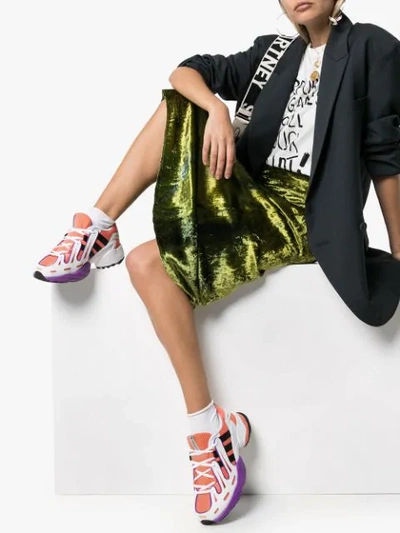 Shop Adidas Originals Eqt Gazelle Low-top Sneakers In Orange