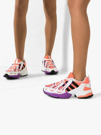 Shop Adidas Originals Eqt Gazelle Low-top Sneakers In Orange