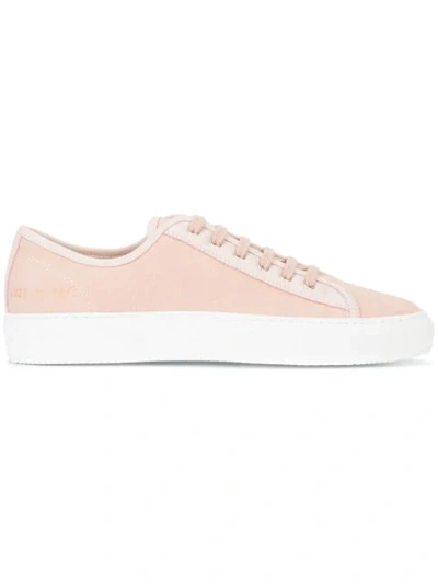 Shop Common Projects Tournament Low Sneakers In Pink