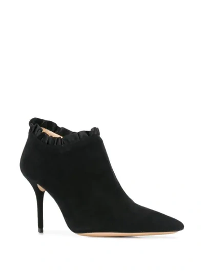 Shop Charlotte Olympia Pointed Ankle Boots In Black