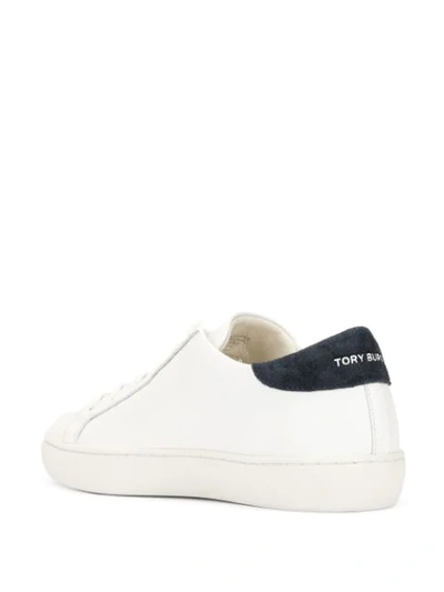 Shop Tory Burch T-logo Low-top Sneakers In White