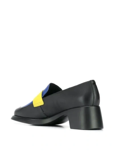 Shop Camper Twins Loafers In Black