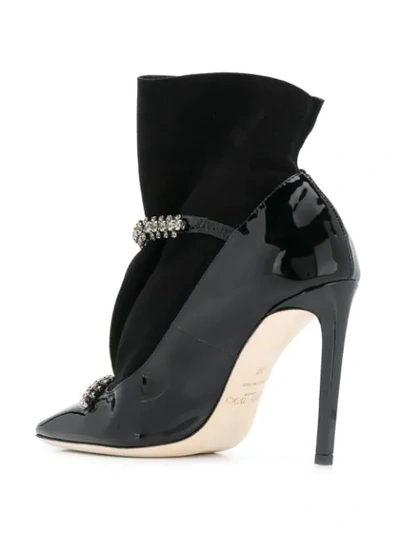 Shop Jimmy Choo Maruxa 100mm Booties In Black