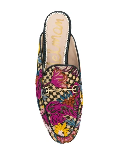 Shop Sam Edelman Printed Mules - Multicolour