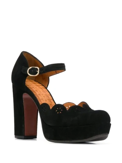 Shop Chie Mihara Betty Sandals In Negro