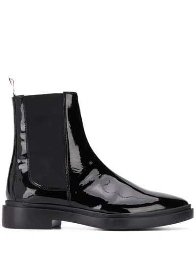 Shop Thom Browne Weiche Chelsea-boots In Black