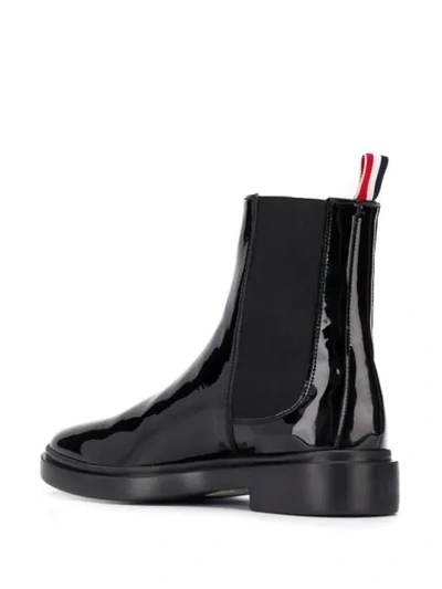Shop Thom Browne Weiche Chelsea-boots In Black