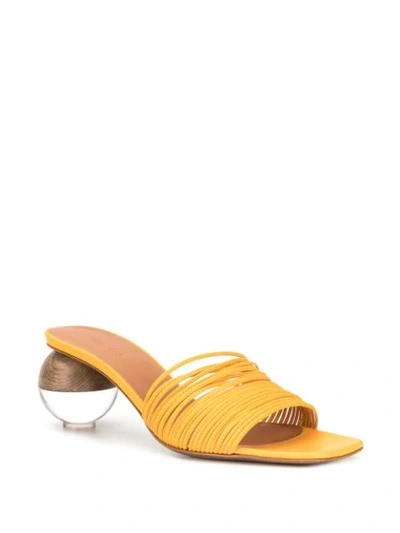 Shop Neous Lumnia Sandals In Yellow