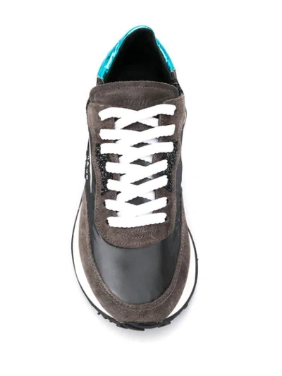 Shop Ghoud Lace-up Sneakers In Black