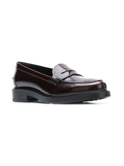 Shop Tod's Penny Loafers - Brown