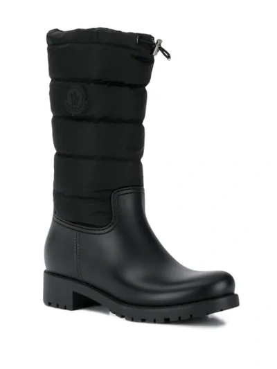 MONCLER GINETTE BOOTS - 黑色