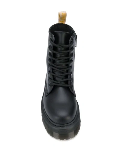 Shop Dr. Martens' Vegan Jadon Ii Mono Boots In Black