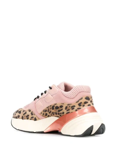 Shop Pinko Chunky Sole Sneakers In Pink