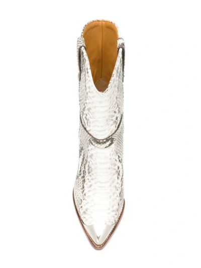 Shop Isabel Marant Lamsy Boots In White